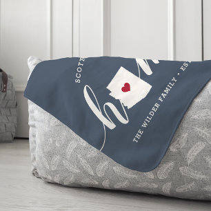 Arizona Home State Personalized Sherpa Blanket