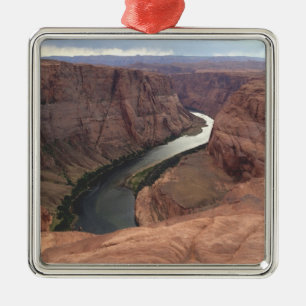 ARIZONA - Horseshoe Bend A - Red Rock Metal Ornament