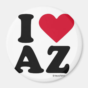 ARIZONA -I LOVE AZ - I LOVE ARIZONA MAGNET