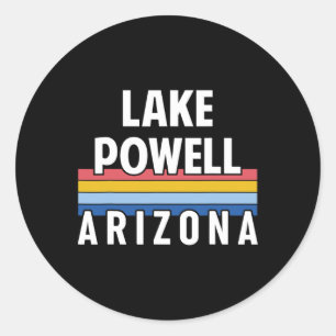 Arizona Lake Powell Vacation Souvenir Gift Classic Round Sticker