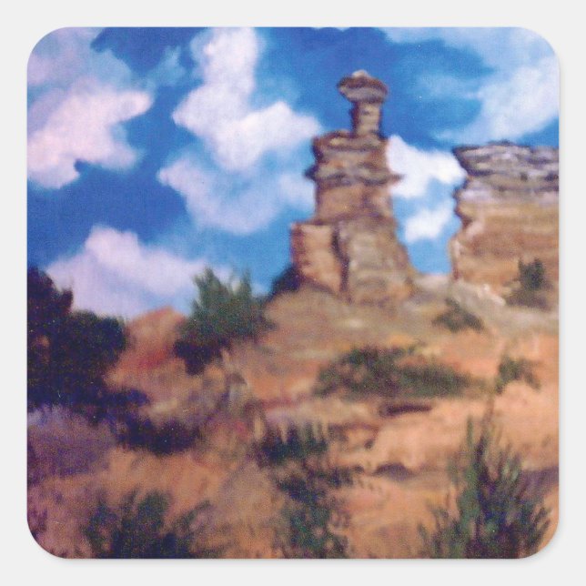 Arizona Landscape Sticker (Front)