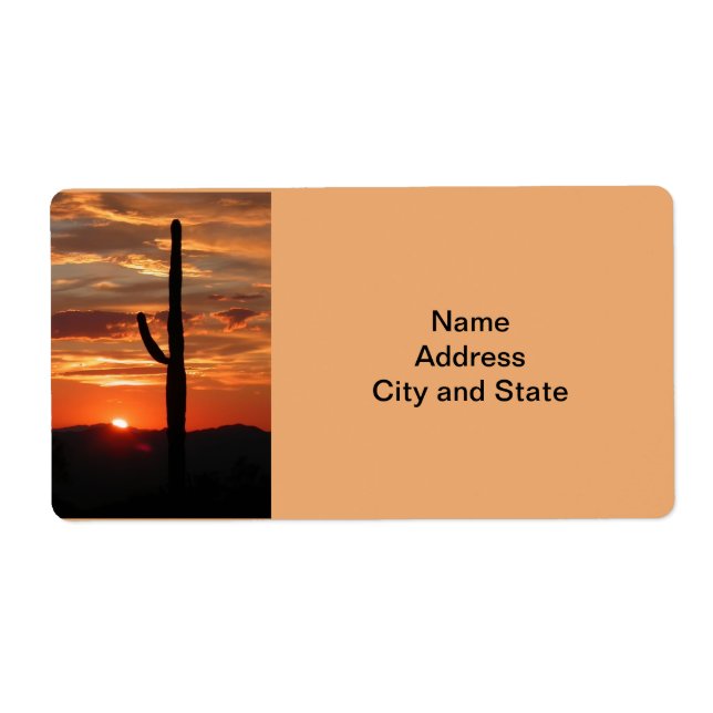 Arizona landscape sunset (Front)