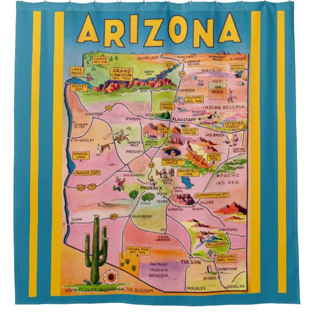 Arizona Map  (Front)