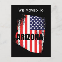 Arizona Map American Flag Freedom Moving