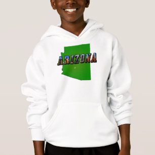 Arizona Map and Picture Text