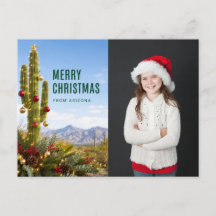 Arizona Merry Christmas Custom Family Photo 
