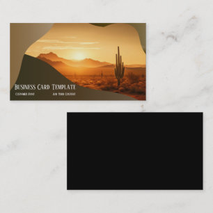 Arizona Mountains Desert Business Card