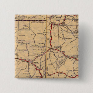 Arizona, New Mexico 2 Inch Square Button