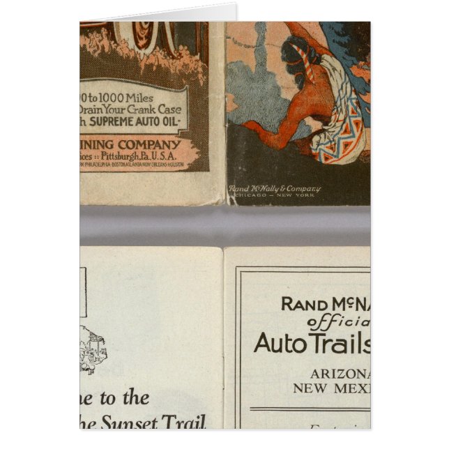 Arizona, New Mexico auto trails (Front)