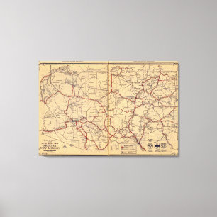 Arizona, New Mexico Canvas Print