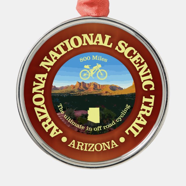 Arizona NST (cycling c) Metal Ornament (Front)