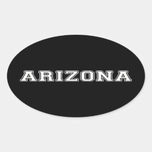 Arizona Oval Sticker