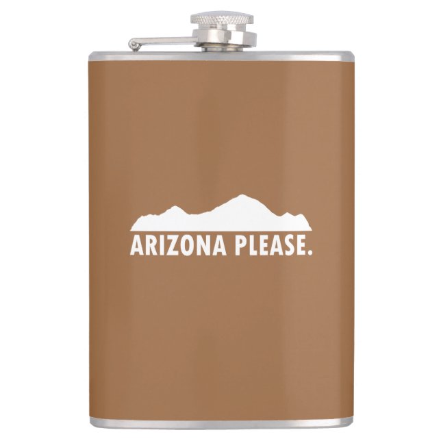 Arizona Please Hip Flask (Front)