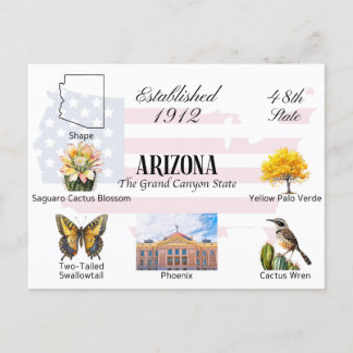 Arizona Postcard | State themes and landmarks