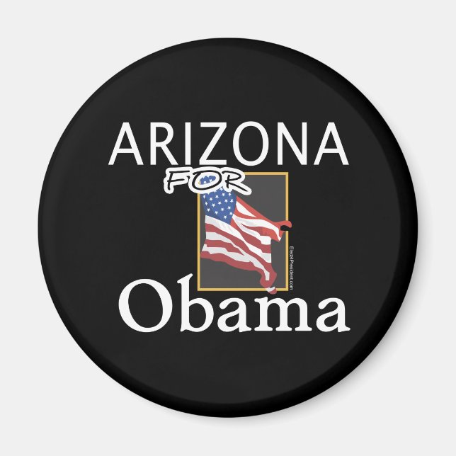 Arizona pour Obama Magnet (Devant)