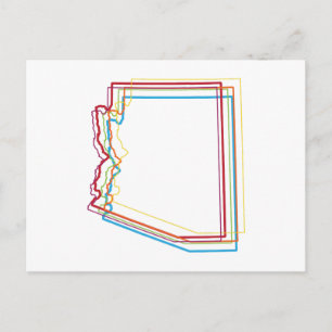 arizona pride blur postcard