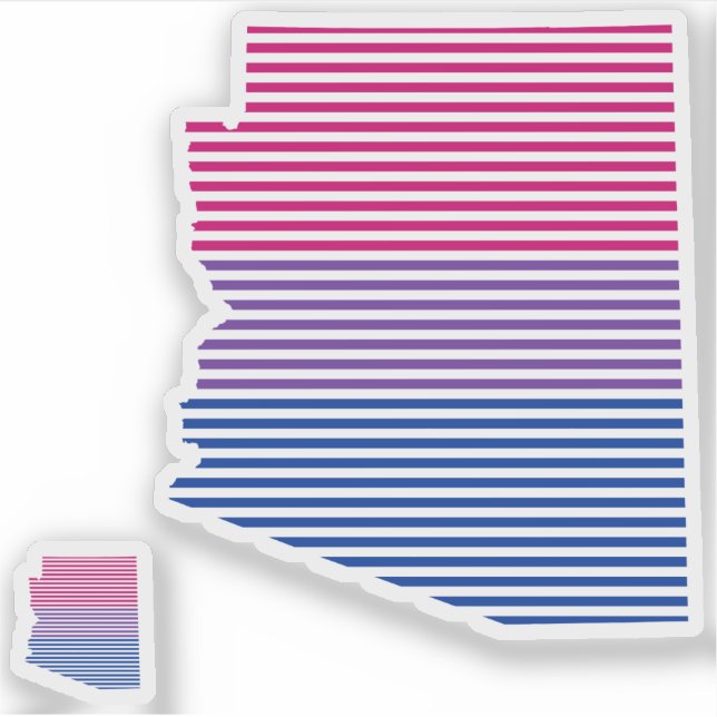 arizona pride stripes bisexual flag (Front)