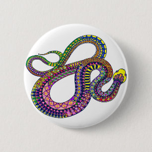 Arizona Rattler 2 Inch Round Button