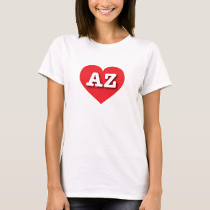 Arizona Red Heart - I love AZ  T-Shirt