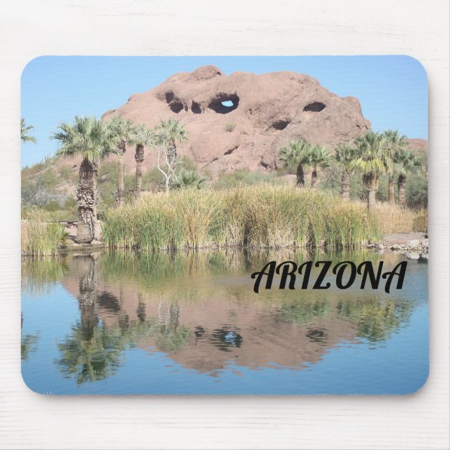Arizona Red Rock Photo Phoenix Landmark Landscape Mouse Pad (Front)