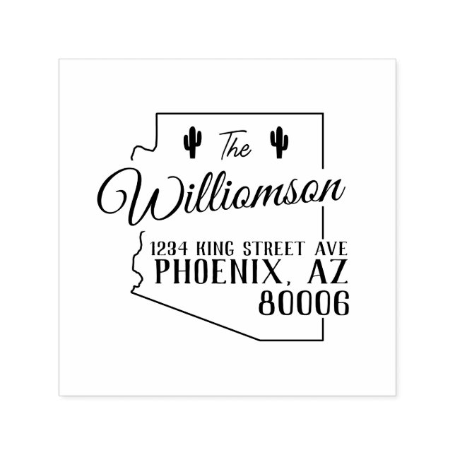 Arizona Return Address Stamp  (Design)