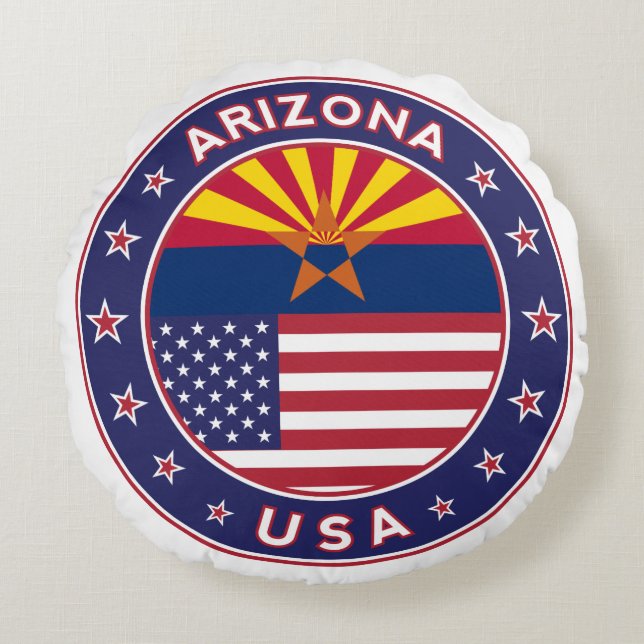 Arizona Round Pillow (Front)
