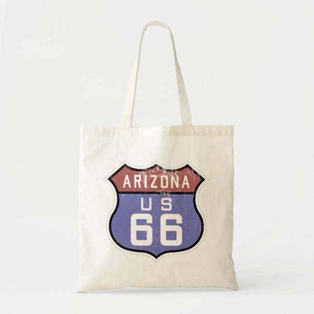 Arizona Route 66 Tote Bag (Front)