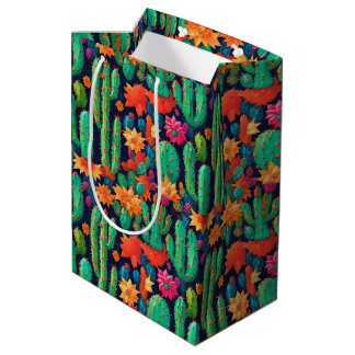 Arizona Saguaro Cactus Medium Gift Bag