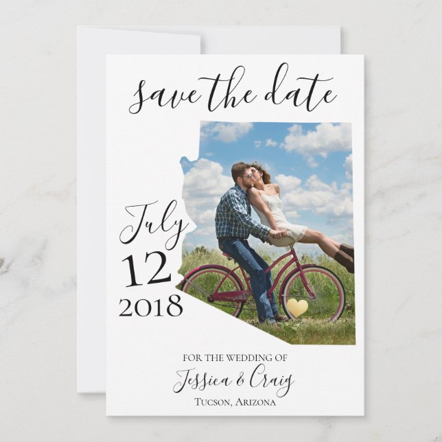 Arizona Save The Date Card (Front)