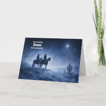 Arizona Seasons Greetings Christmas Cowboy
