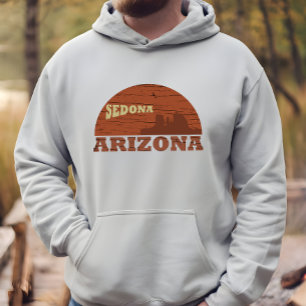 Arizona Sedona landscape vintage az retro Hoodie