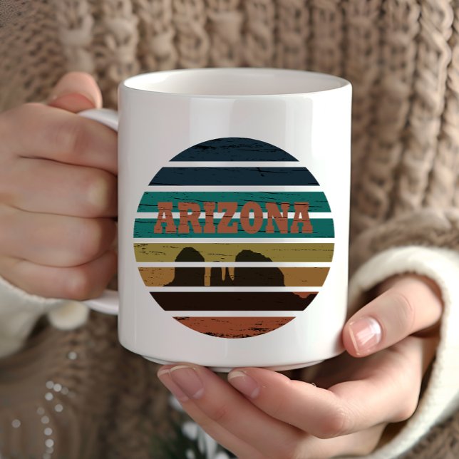 Arizona Sedona landscape vintage az sunset retro Mug (Creator Uploaded)