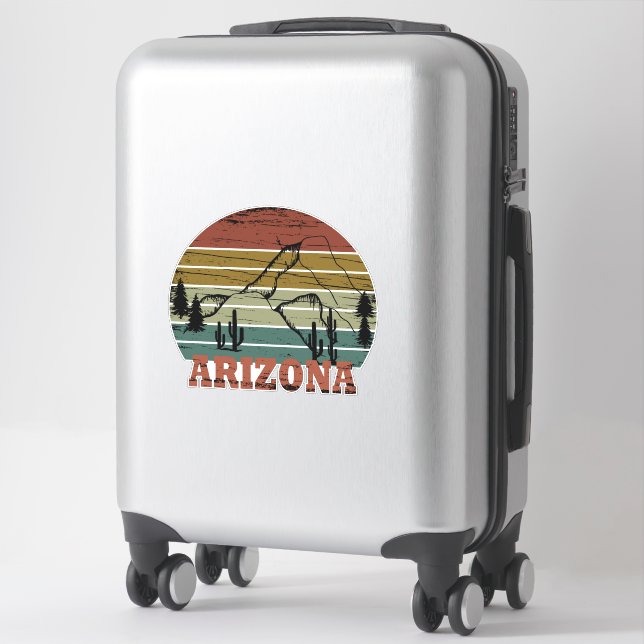 Arizona Sedona vintage sunset retro az (Suitcase)