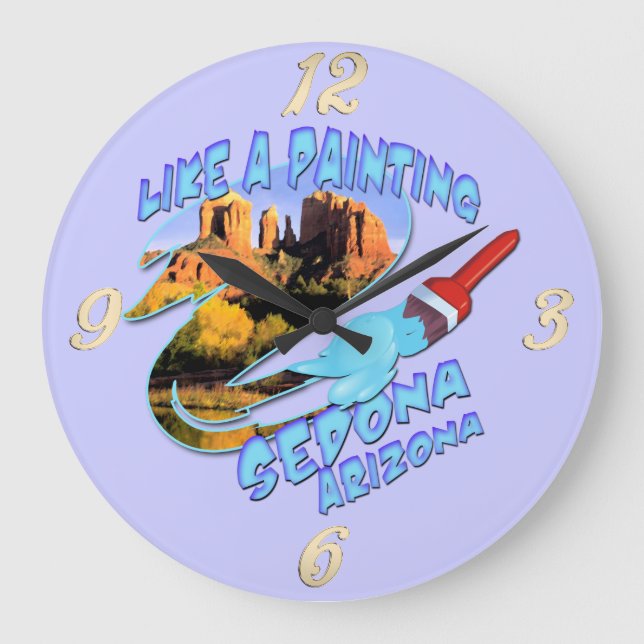 Arizona Sedona Wall Clock (Front)