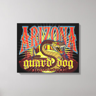 Arizona Snake Art Canvas Print