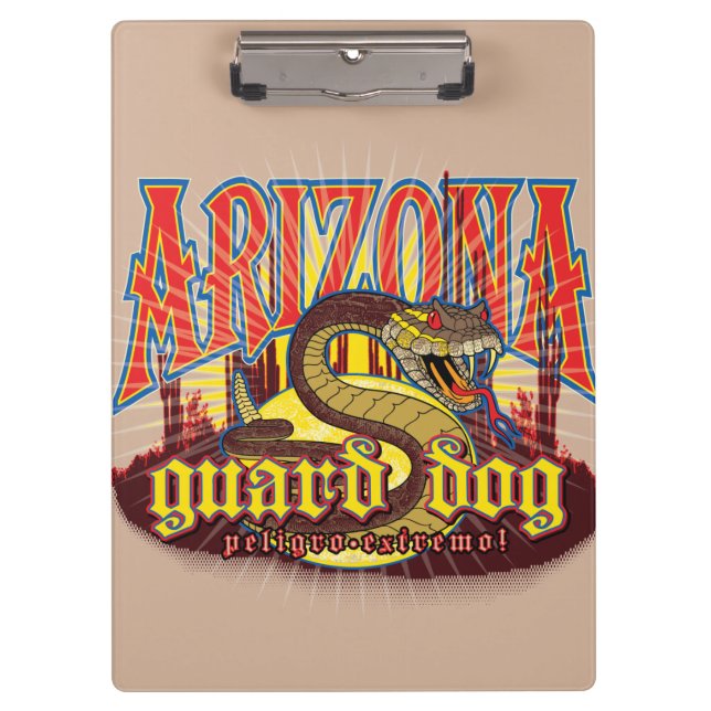 Arizona Snake Art Clipboard (Front)