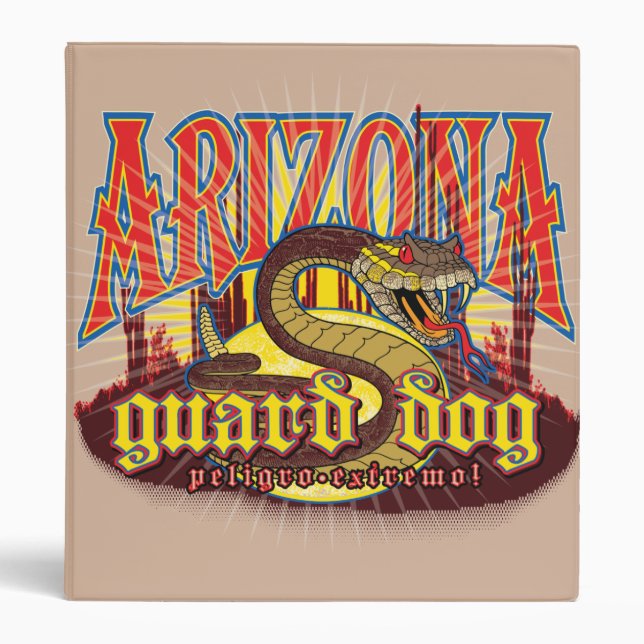Arizona Snake on Guard Binder (Front)