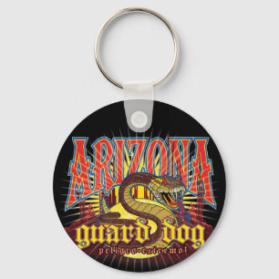 Arizona Snake on Guard Keychain