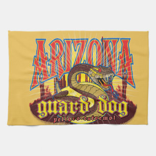 Arizona Snake on Guard Kitchen Towel