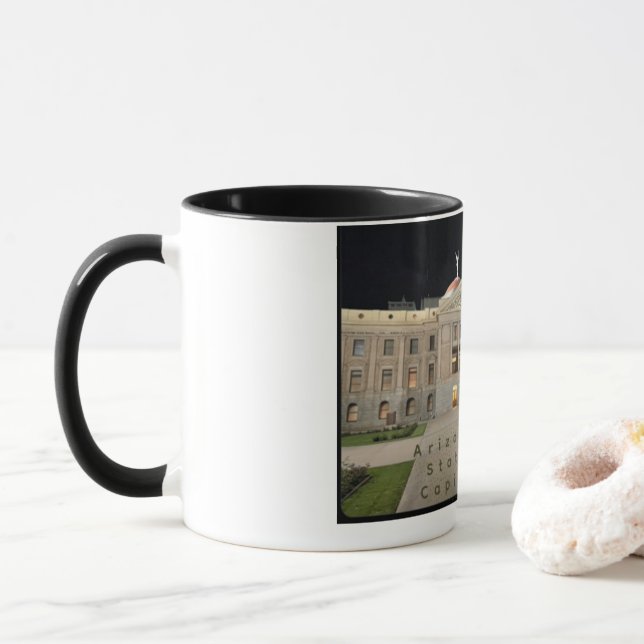 Arizona State Capitol Mug (With Donut)
