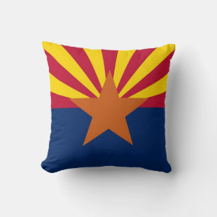 Arizona State Flag American MoJo Pillow
