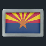 Arizona State Flag Belt Buckle<br><div class="desc">Arizona is one beautiful state with many attractions. Even the state flag is colourful. Everyone loves to travel. Personally, I would love to travel to all 50 states and explore outside countries. Since I am from America, I will try to get the best of each state. Then adding from places...</div>