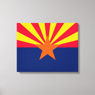 Arizona State Flag Design Canvas Print