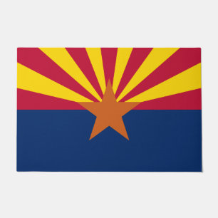 Arizona State Flag Doormat