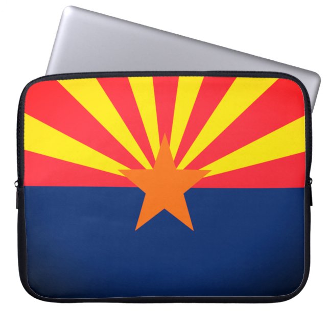 Arizona State Flag Electronics Bag (Front)