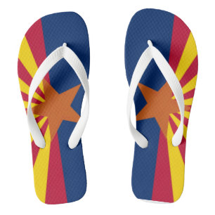 Arizona State Flag Flip Flops