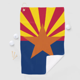 Arizona State Flag Golf Towel