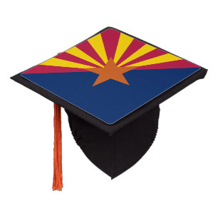 Arizona State Flag Graduation Cap Topper