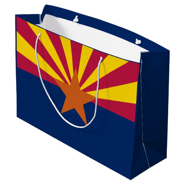 Arizona State Flag Grand sac cadeau (Dos Angle)
