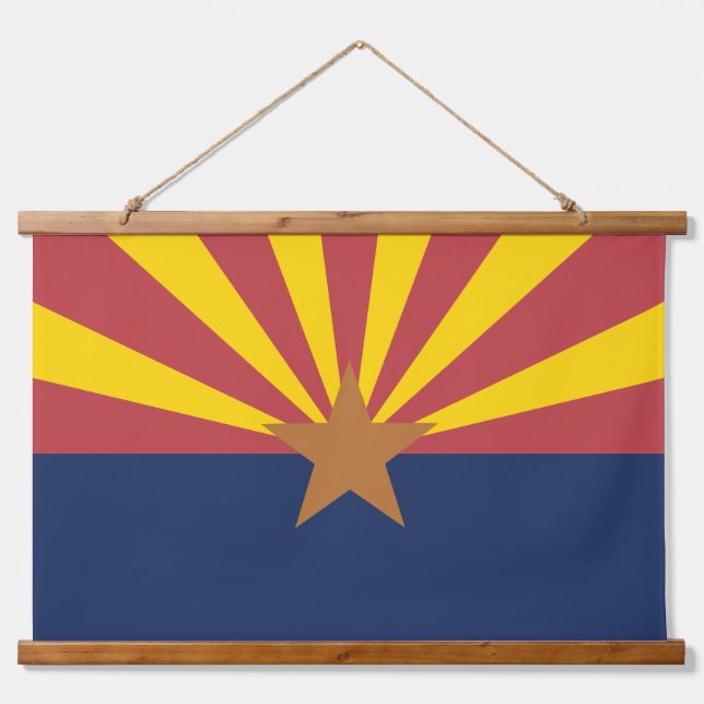 Arizona State Flag Hanging Tapestry (Front)